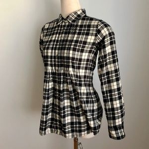 Like-New Plaid Ralph Lauren Babydoll Button-Down
